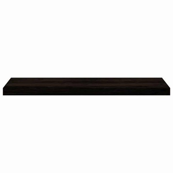 Askelmat 12 kpl ruskeanmusta 90x30x2 cm täysi tammi