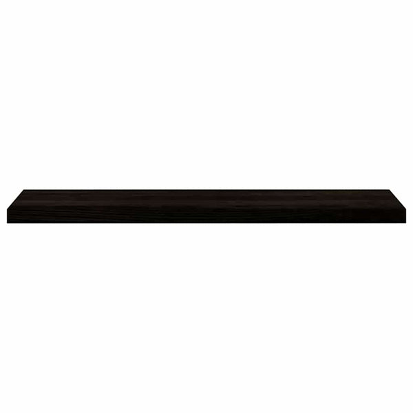 Askelmat 12 kpl ruskeanmusta 110x30x2 cm täysi tammi