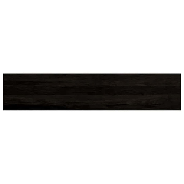 Askelmat 12 kpl ruskeanmusta 120x30x2 cm täysi tammi