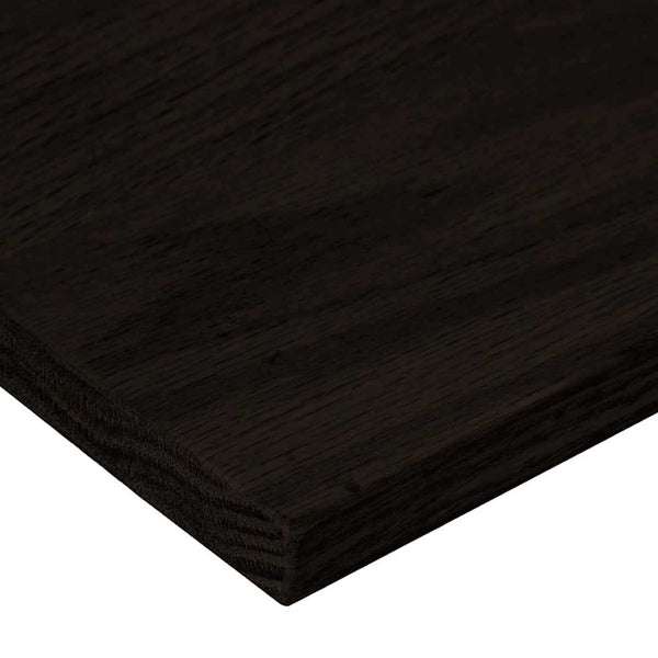 Askelmat 12 kpl ruskeanmusta 120x30x2 cm täysi tammi