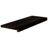 Askelmat 16 kpl ruskeanmusta 70x25x2 cm täysi tammi