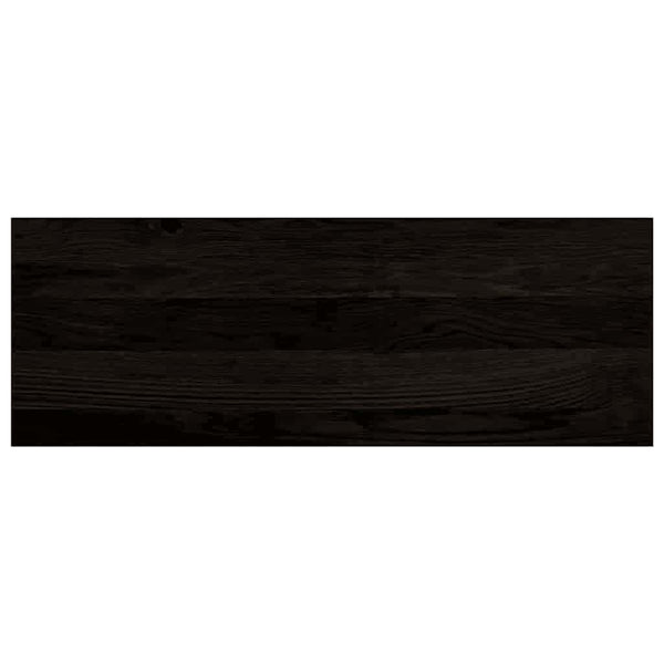 Askelmat 16 kpl ruskeanmusta 70x25x2 cm täysi tammi