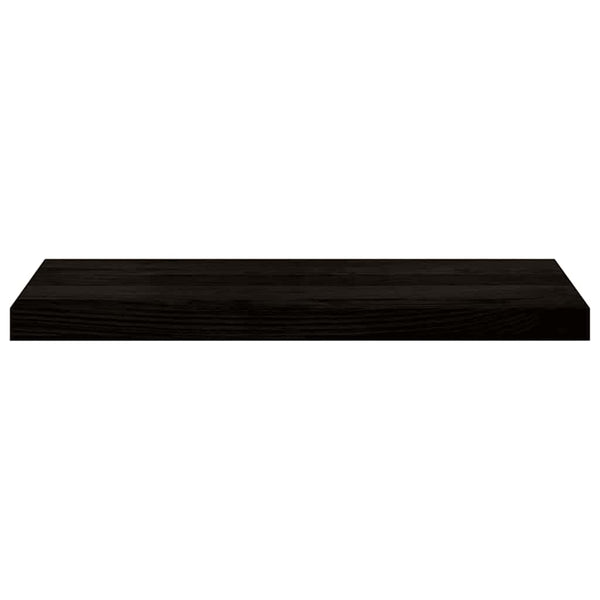 Askelmat 16 kpl ruskeanmusta 70x25x2 cm täysi tammi
