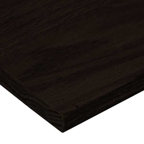 Askelmat 16 kpl ruskeanmusta 70x25x2 cm täysi tammi