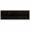 Askelmat 16 kpl ruskeanmusta 80x25x2 cm täysi tammi