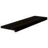 Askelmat 16 kpl ruskeanmusta 90x25x2 cm täysi tammi