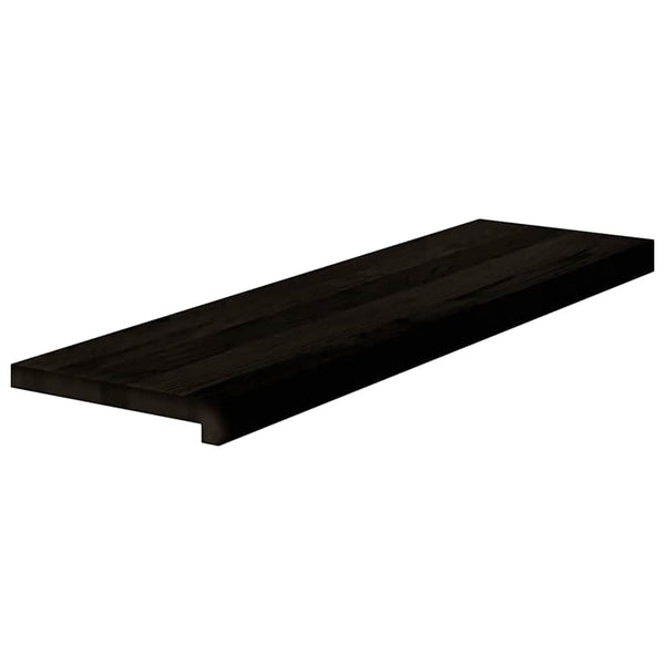 Askelmat 16 kpl ruskeanmusta 90x25x2 cm täysi tammi