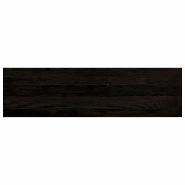 Askelmat 16 kpl ruskeanmusta 90x25x2 cm täysi tammi