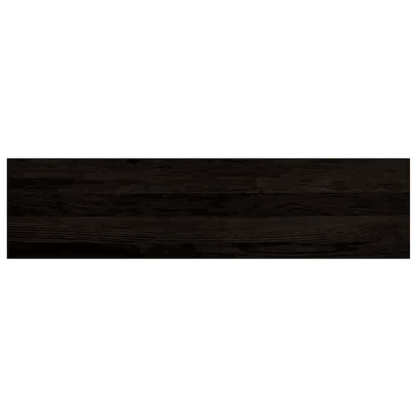 Askelmat 16 kpl ruskeanmusta 100x25x2 cm täysi tammi