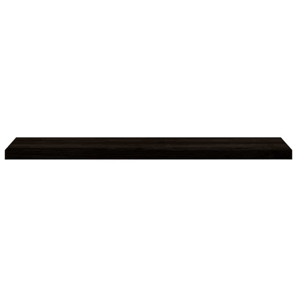 Askelmat 16 kpl ruskeanmusta 120x25x2 cm täysi tammi