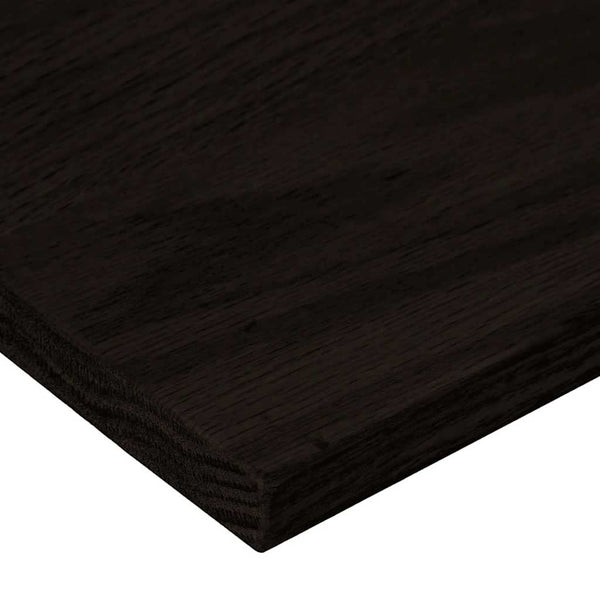 Askelmat 16 kpl ruskeanmusta 120x25x2 cm täysi tammi