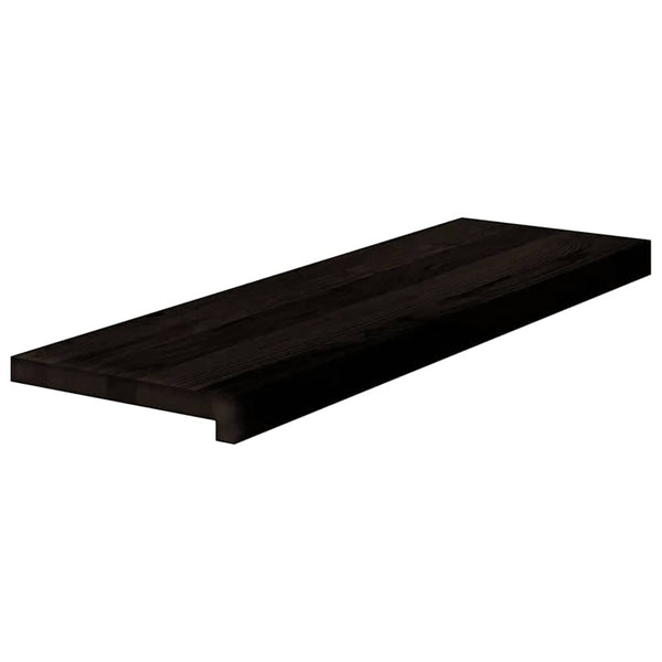 Askelmat 16 kpl ruskeanmusta 80x30x2 cm täysi tammi