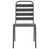 Antrasiitti pinottava puutarhatuolisarja Tenzica 3 kpl (jauhemaalattu teräs)