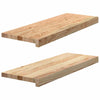 Askelmat 2 kpl käsittelemätön 70x25x2 cm täysi tammi