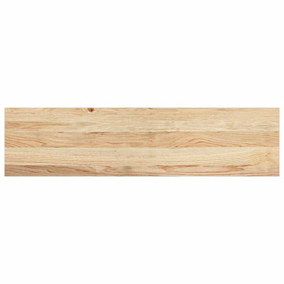 Askelmat 2 kpl käsittelemätön 100x25x2 cm täysi tammi