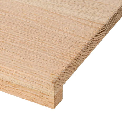 Askelmat 2 kpl käsittelemätön 70x30x2 cm täysi tammi