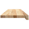 Askelmat 2 kpl käsittelemätön 80x30x2 cm täysi tammi