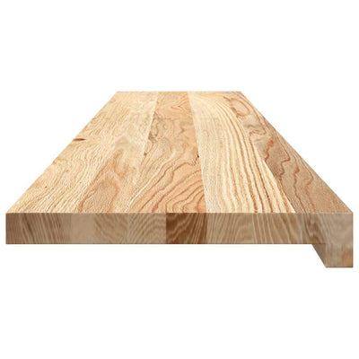 Askelmat 2 kpl käsittelemätön 120x30x2 cm täysi tammi