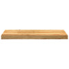 Askelmat 2 kpl vaaleanruskea 70x30x2 cm täysi tammi