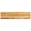 Askelmat 2 kpl vaaleanruskea 100x30x2 cm täysi tammi