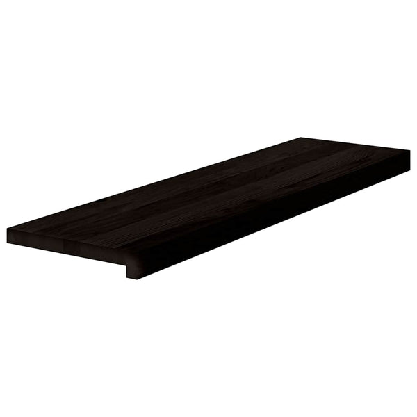 Askelmat 2 kpl ruskeanmusta 90x30x2 cm täysi tammi