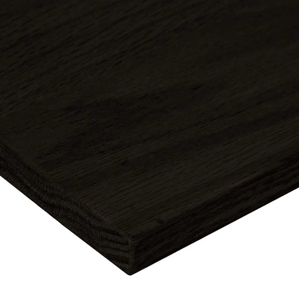 Askelmat 2 kpl ruskeanmusta 90x30x2 cm täysi tammi