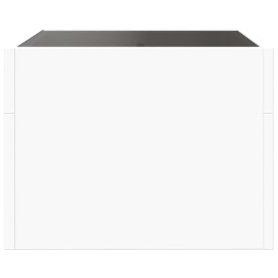sohvapöytä Infinity LED-valoilla valkoinen 40x40x30 cm