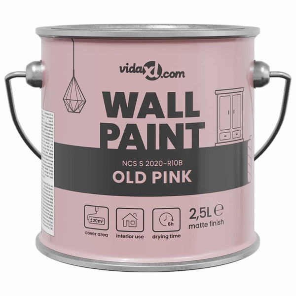 Seinämaali Pinkki 2,5 L Seinätaideteos