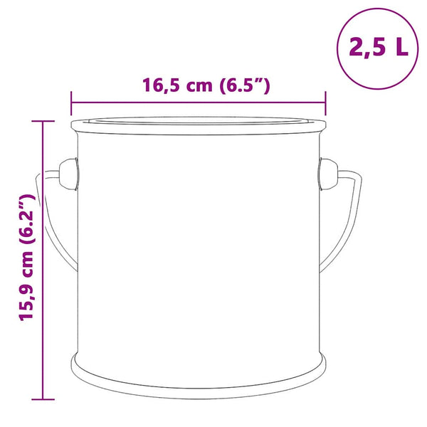 Puumaali Vihreä 2,5 L Seinätaideteos