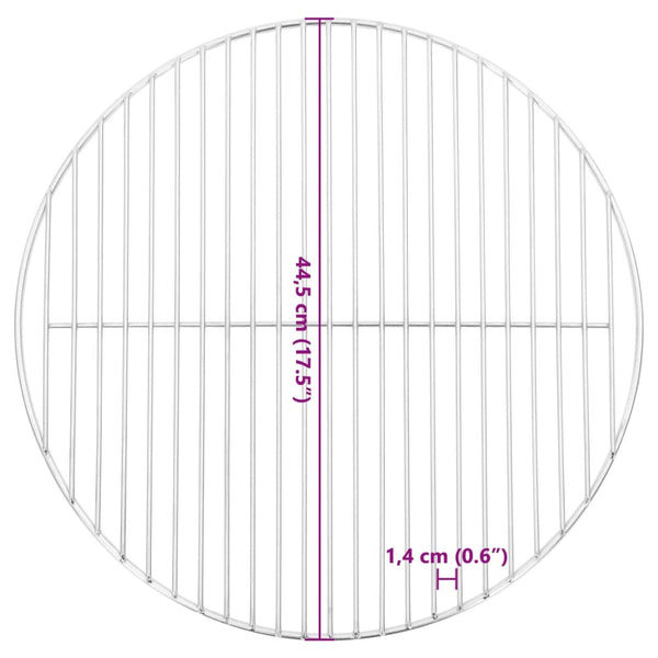 Grilliritilä pyöreä Ø44,5 cm 304 ruostumaton teräs