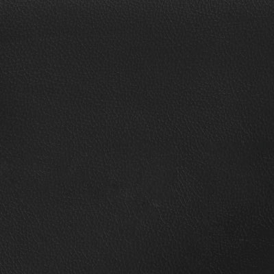 Musta sängynrunko ilman patjaa Arnis (double faux leather)