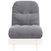 Valkoinen futon vuodesohva patjalla Iova 60x206x11cm (mänty)