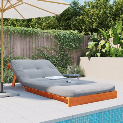 Futon vuodesohva patjalla vahanruskea 80x206x11 cm täysi mänty