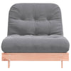 Futon vuodesohva patjalla 80x206x11 cm täysi douglaskuusi