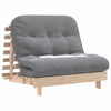 Futon vuodesohva patjalla 100x206x11 cm täysi mänty