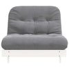 Valkoinen futon vuodesohva patjalla Iova 100x206x11cm (mänty)
