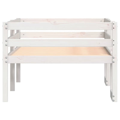 Valkoinen lasten sängynrunko Radislau 90x190cm (mänty)