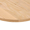 Pöytälevy 140x60x2 cm massiivipuuta tammi soikea