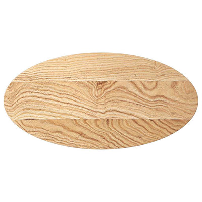 Pöytälevy 80x40x4 cm massiivipuuta tammi soikea