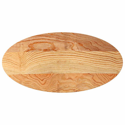 Pöytälevy Vaaleanruskea 100x50x2 cm Massiivipuu Tammi Soikea