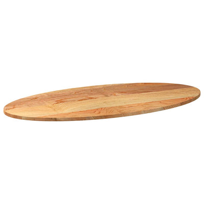 Pöytälevy Vaaleanruskea 120x60x2 cm Massiivipuu Tammi Soikea