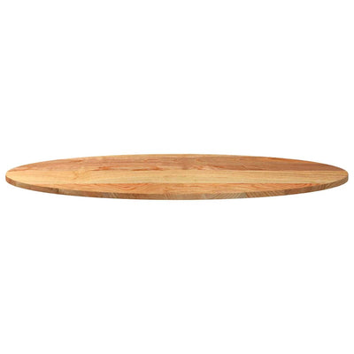 Pöytälevy Vaaleanruskea 120x60x2 cm Massiivipuu Tammi Soikea