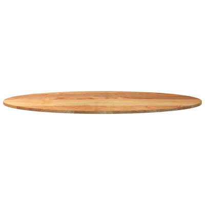 Pöytälevy Vaaleanruskea 140x60x2 cm Massiivipuu Tammi Soikea