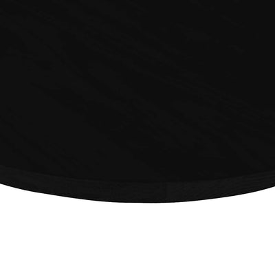 Pöytälevy Tummanruskea 80x40x2 cm Massiivipuu Tammi Soikea