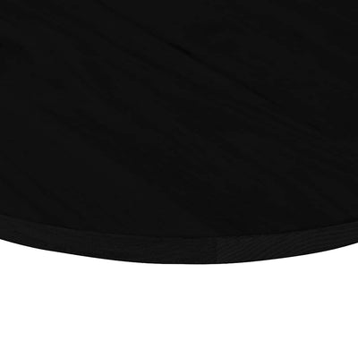 Pöytälevy Tummanruskea 100x50x2 cm Massiivipuu Tammi Soikea