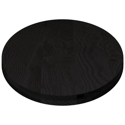 Pöytälevy Tummanruskea 140x60x4 cm Massiivipuu Tammi Soikea