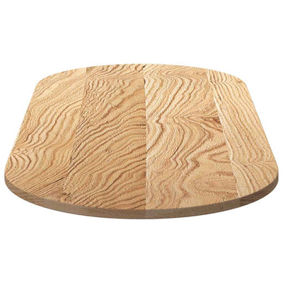 Pöytälevy 140x60x2 cm Massiivipuutammea Ovaali