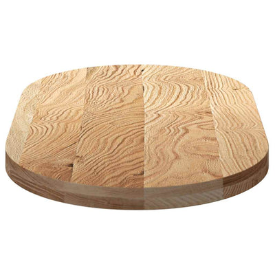 Pöytälevy 100x50x4 cm massiivipuuta tammi soikea