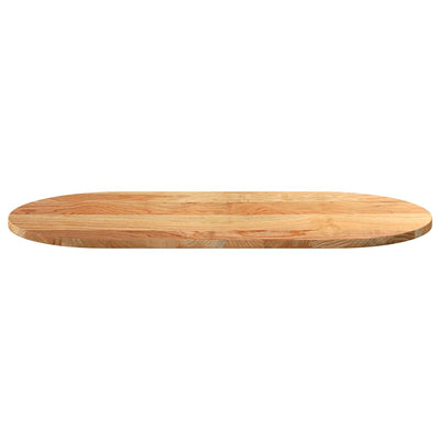 Pöytälevy Vaaleanruskea 100x50x2 cm Massiivipuu Tammi Soikea