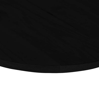 Pöytälevy Tummanruskea 140x60x2 cm Massiivipuu Tammi Soikea